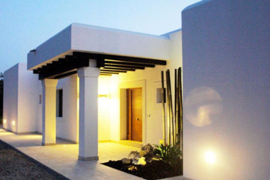 Inspiration for a mediterranean entryway remodel in Barcelona