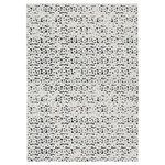Jaipur Living - Vibe by Jaipur Living Avis Trellis Ivory/ Black Area Rug 9'2"X13' - Inspired by urban nomad lifestyles and modern Moroccan features, the Emrys collection stuns in any living space. The Avis area rug exhibits a trellis and carved geometric design. The easy-to-decorate colorway of ivory and black beautifully highlights the textural high-low pile. The durable yet soft polypropylene and polyester fibers create a kid and pet friendly accent piece perfect for high and low-traffic areas in any home.