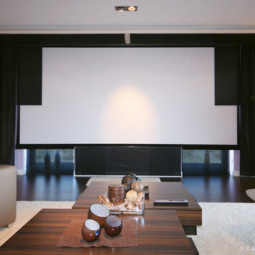 Wohnzimmer und Heimkino in perfekter Kombination