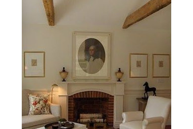 Elegant bedroom photo in Boston