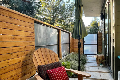 Inspiration for a modern patio remodel in Other