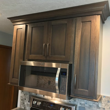 Hickory Stone Koch Savannah Shaker Caesarstone Quartz Symphony Grey Remodel