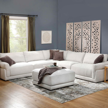 Lennox Modular Sectional – Tailored Design Meets Lounge-Ready Comfort