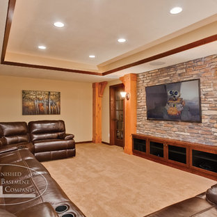 75 Most Popular Traditional Basement Design Ideas for 2019 - Stylish ...