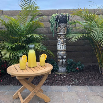 Orange Backyard Patio