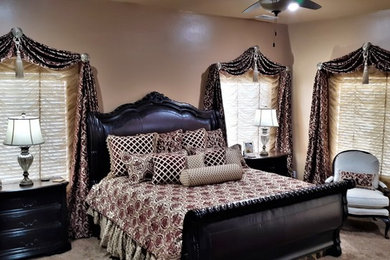 Elegant bedroom photo in Other