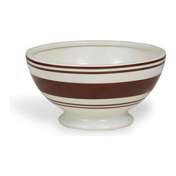 Ridgewood Brown Bowl - Serving And Salad Bowls