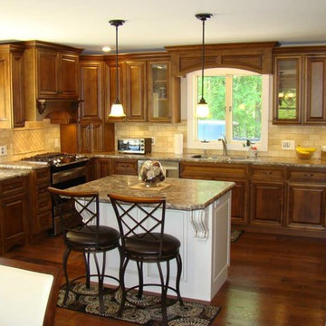 Custom Birch Cabinet Kitchen Remodel