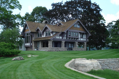 Traditional exterior home idea in New York
