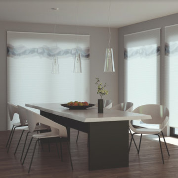 Honeycomb shades + blinds