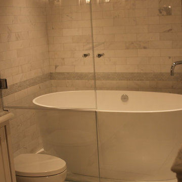 Transitional Master Bath with Elegance