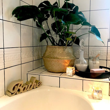 Upcycled Bathroom on a Budget
