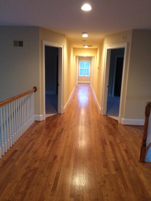 Hallway makeover for imperfect walls