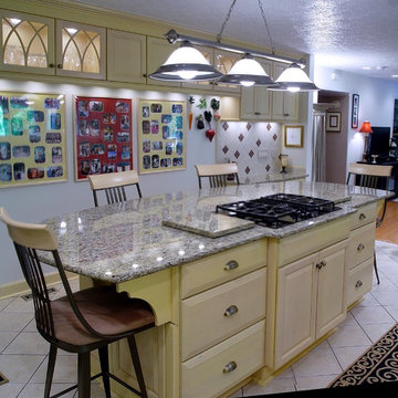 Pale Yellow Kitchen Remodel
