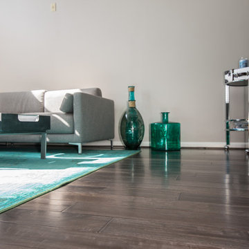 Contemporary With a Hint of Aqua