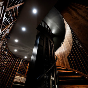 Luxury Wine Cellar & Hidden Lounge Addition in Raleigh, NC