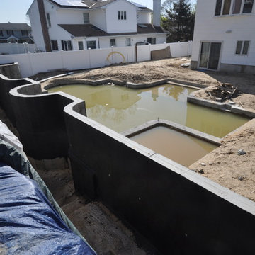 Backyard Design & Installation with Gunite Pool Kings Park NY 11754