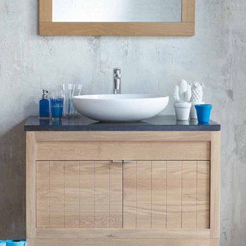 FREE Solid Oak Vanity by Line Art