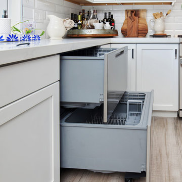 Double Door Dishwasher in Kitchen Remodel