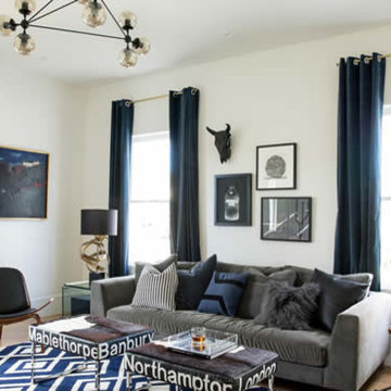 A Bold, Masculine Den Makeover