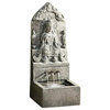 Temple Shrine Garden Water Fountain, Alpine Stone