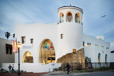 Example of a trendy home design design in Santa Barbara