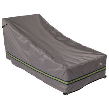Duck Covers Soteria RainProof 82" Double Wide Patio Chaise Lounge Cover