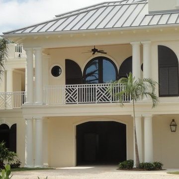 Welded Aluminum Railing & 5V Metal Roof