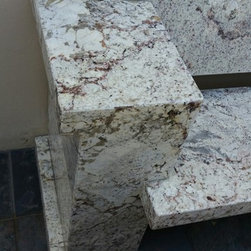 White Springs Granite Bench - Outdoor Benches