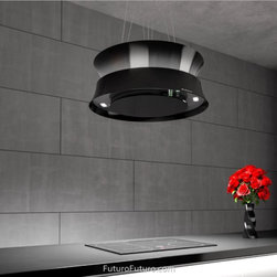 Futuro Futuro 24-inch Arena Black Island Range Hood - Range Hoods And Vents