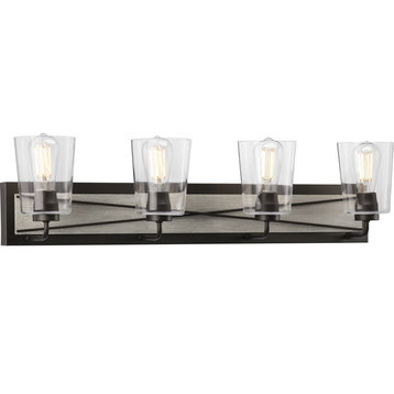 Briarwood Collection 4-Light Bath and Vanity, Graphite