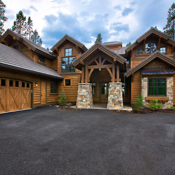 Luxury Mountain Craftsman House Plan 9069