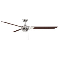 Savoy House Monfort 62 Inch Ceiling Fan In Polished Nickel With 3 Chestnut Blade