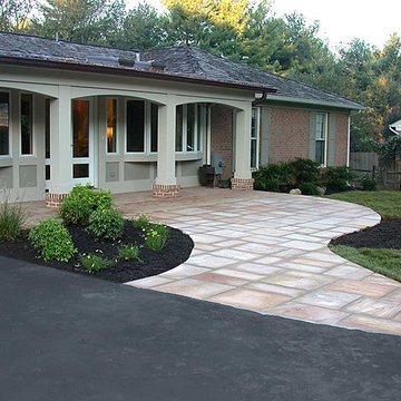 Potomac, MD - Front Entrance Walkway