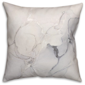 Inky Marble 18x18 Spun Poly Pillow