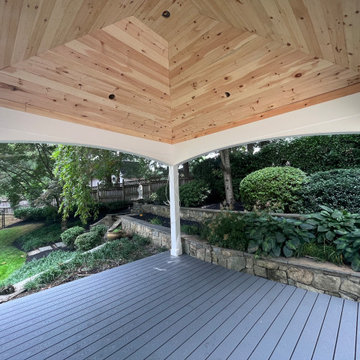 Pool Side Cabana - 15 ft x 15 ft with Metal Standing Seam Roof in Potomac MD