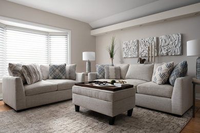 Living room - transitional living room idea in Ottawa