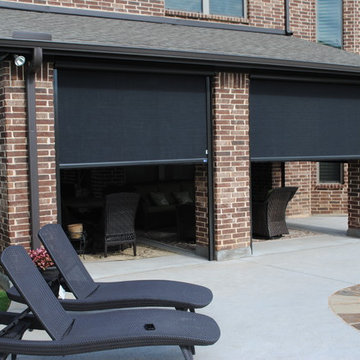 Existing home motorized screens