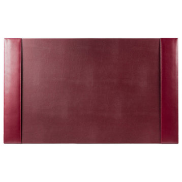 Burgundy Bonded Leather 30x18 Desk Pad