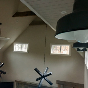 New Build - Hyco Lake loft. - lighting