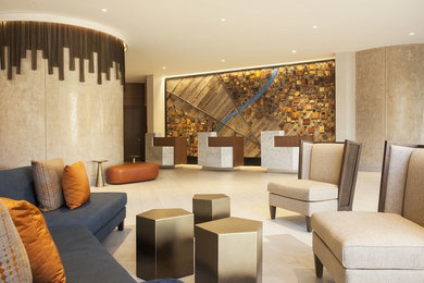 Example of a minimalist home design design in Orlando