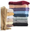 Egyptian Cotton 600GSM 10pc Face Towel Set, Face Towel, Grey