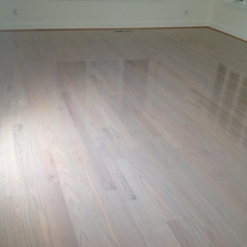 Refinishing stain Bona White/Grey with Bona Traffic HDMatte