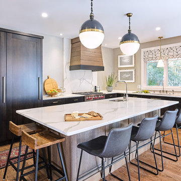 Family Kitchen in Open Floor Plan