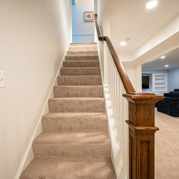 Fully Finished Annandale Basement Remodel