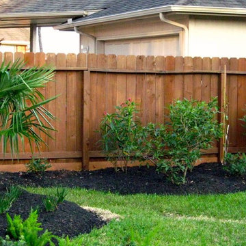 Before and After of fence