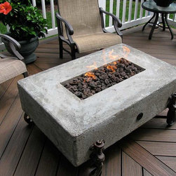 Fire Pit with CROSSFIRE&trade; Brass Burner - Fire Pits