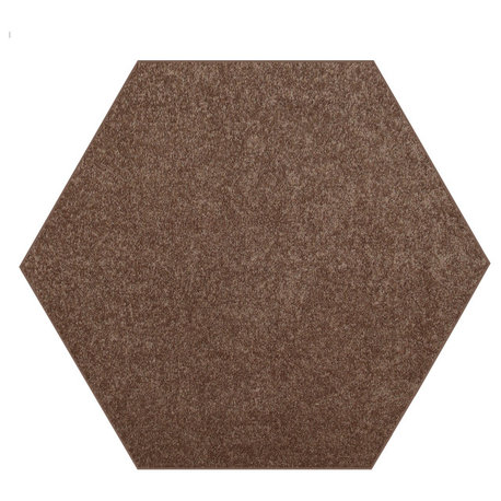 Modern Plush Solid - Pet and Kids Friendly Made in USA, Area Rug, 4' Hexagon