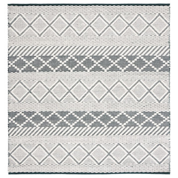 Safavieh Natura Nat854Y Southwestern Rug, Ivory and Green, 6'0"x6'0" Square