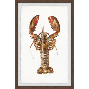 "Mighty Lobster" Framed Painting Print, 16"x24"